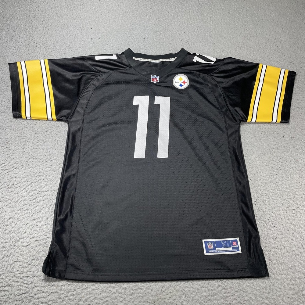 Pittsburgh Steelers Jersey Youth Boys XL Black NFL Football Claypool 11 Player‎